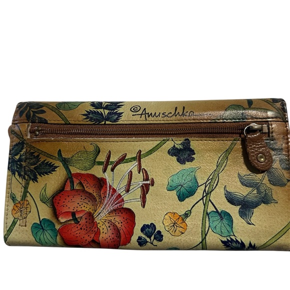 Anuschka Multicolor Floral Women's Wallet - Picture 2 of 3